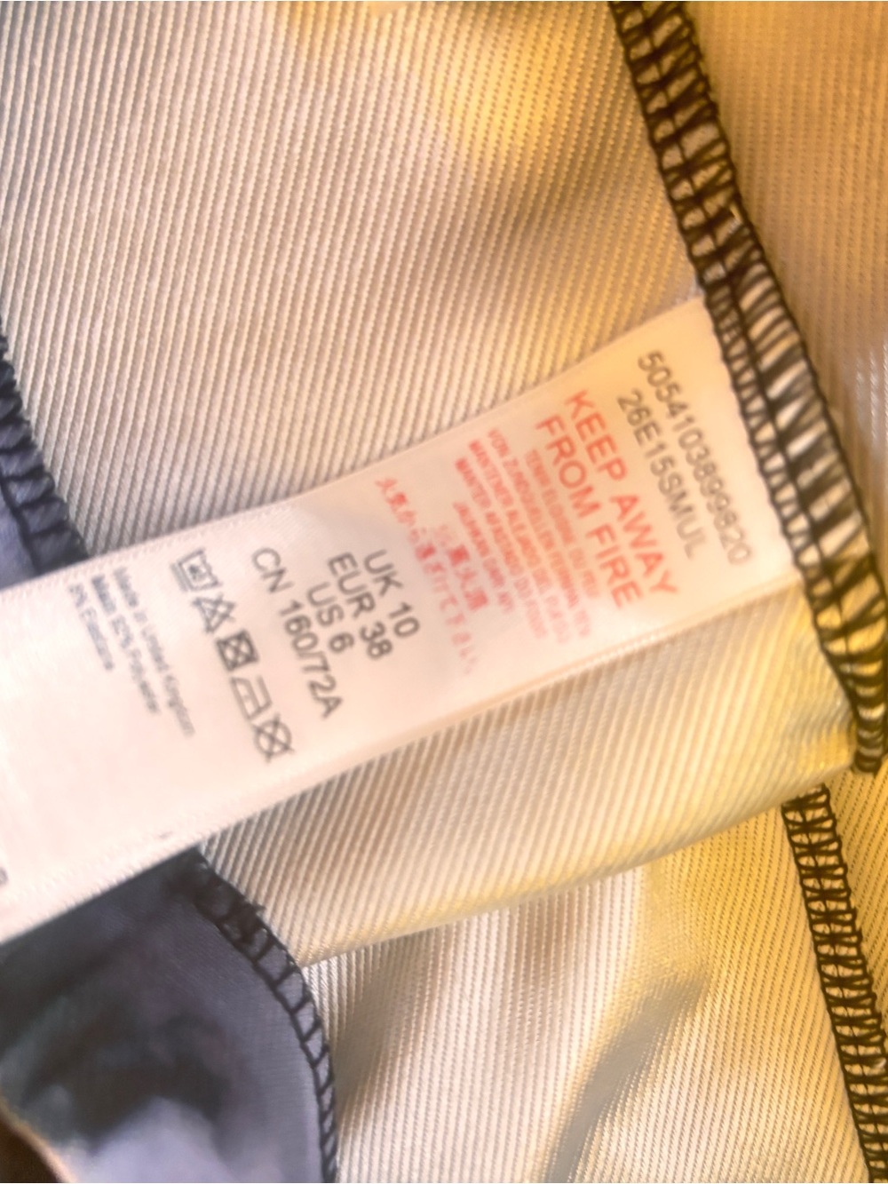 Topshop Petite Tie Dye Flare Yoga Pants US 6 Black Gray Foldover Y2K - Picture 9 of 9